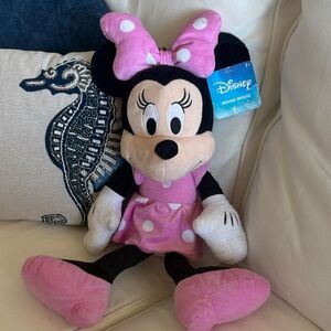 Disney Minnie Mouse Plush with Pink Dress